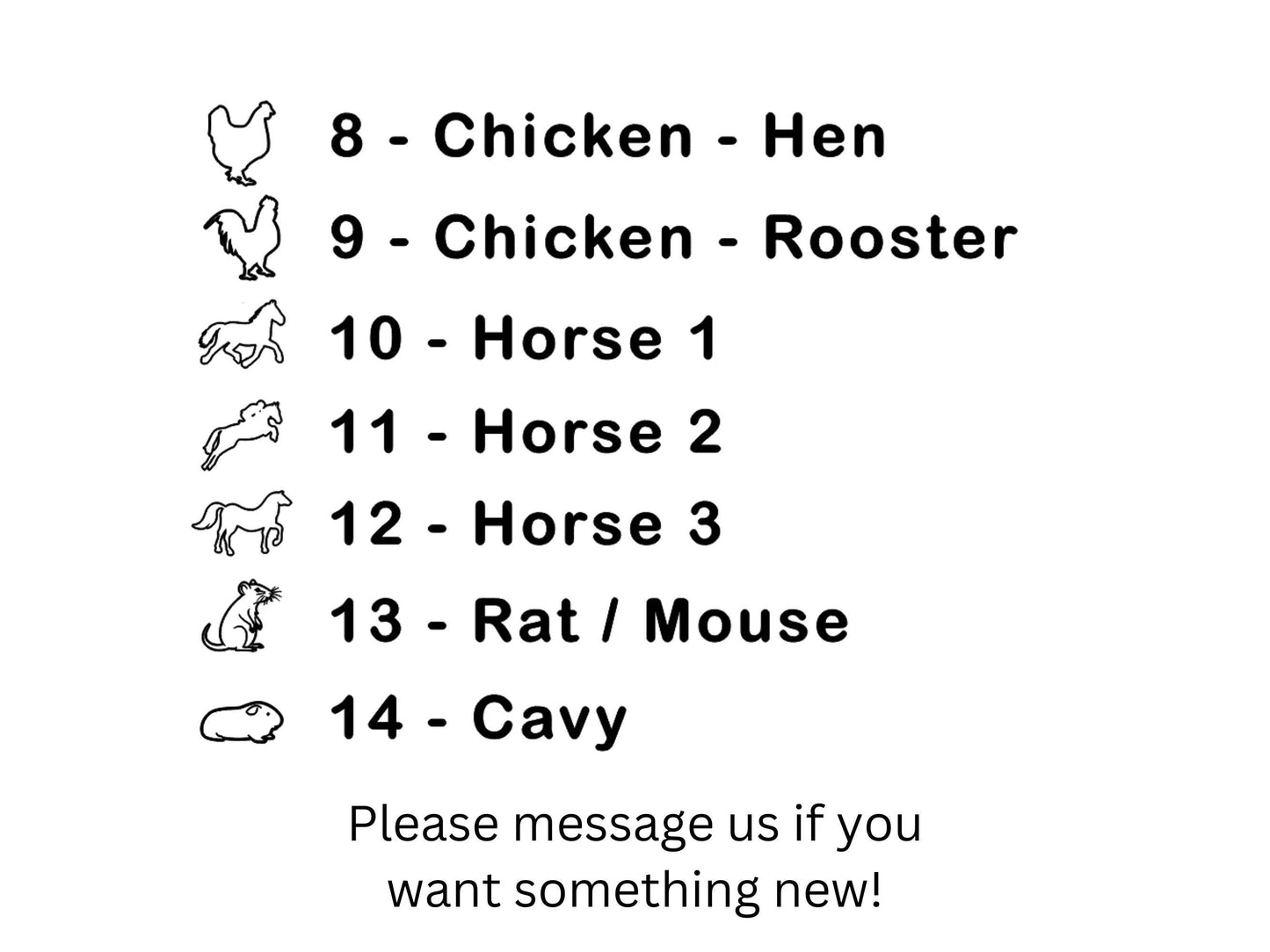 Keychain - Raised in a barn Farm animal keychain with livestock like a steer hog lamb goat rabbit chicken or 4h clover