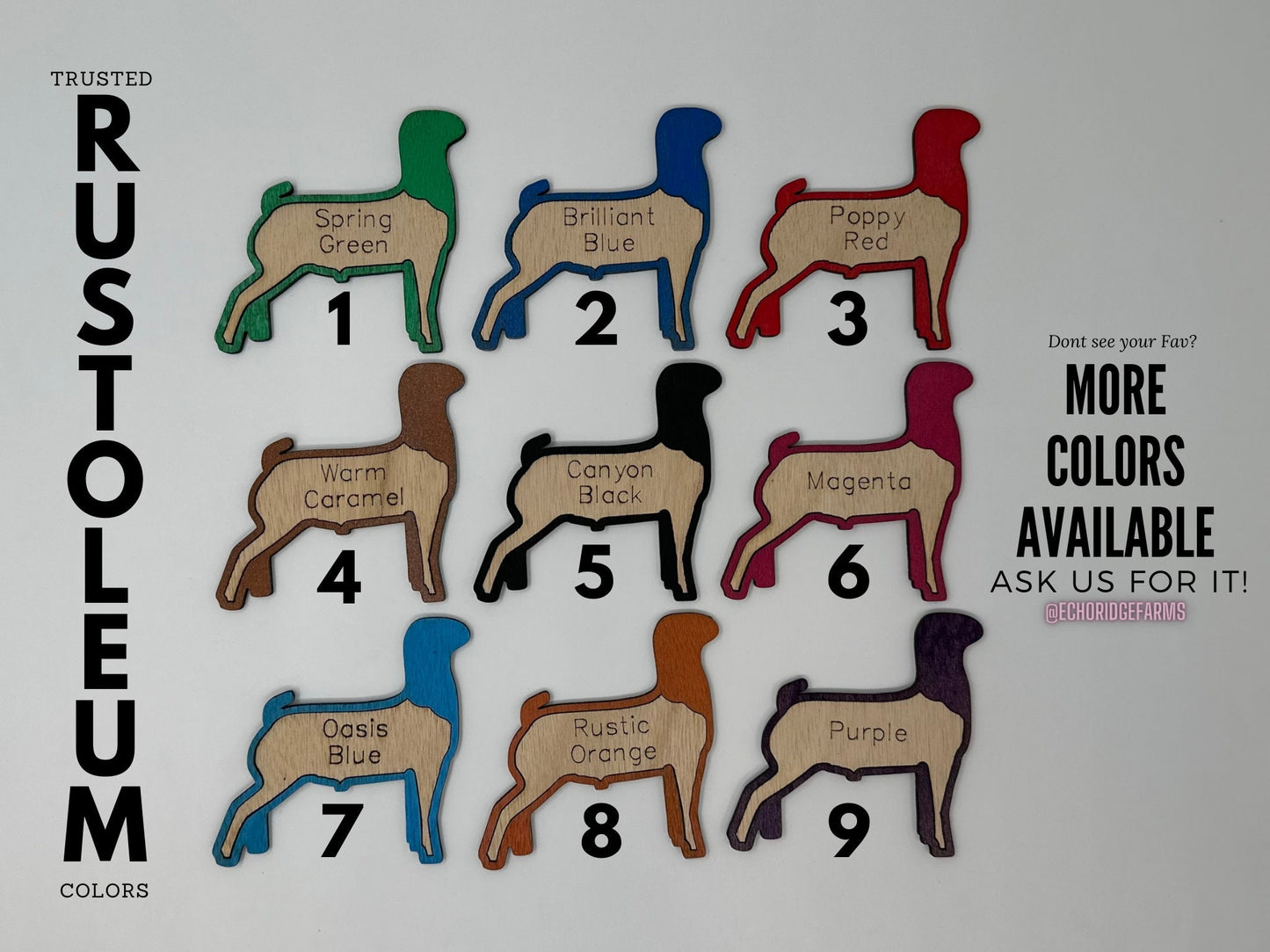Farm Animal Name Tag for stall any state, cage or pen 4-H livestock shows or Home Farm. Goat, Pig, Horse Hog Cattle Cow Swine Lamb Fair