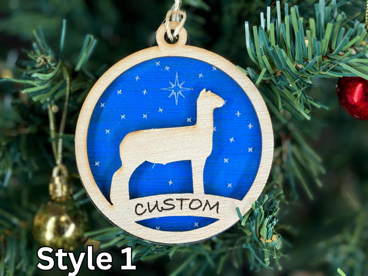 Lamb Ornaments for Christmas, Thank you gift idea, Buyer Gift, or 4H Club, livestock, animal, farm, rustic, wooden sheep